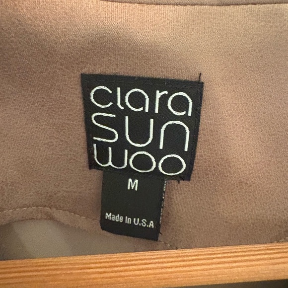 Clara Sunwoo “liquid leather” Women's Brown Blazer - Picture 2 of 5